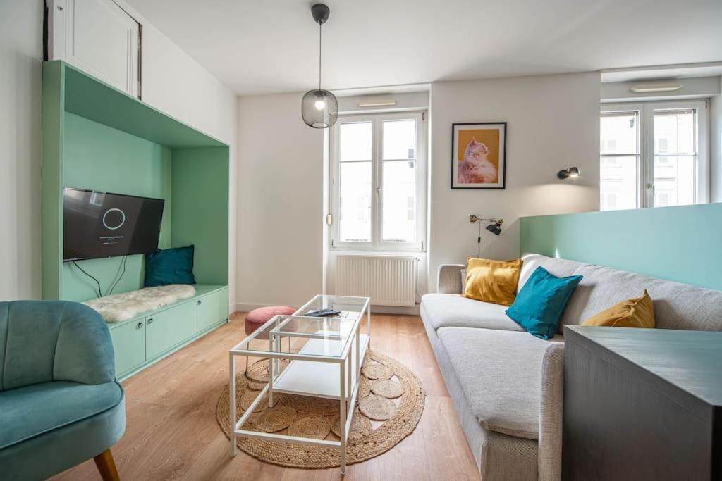 Macon Cozy / Appartement Central 100M² / 8 Pers エクステリア 写真