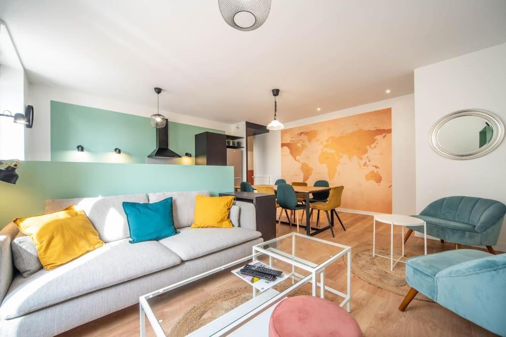 Macon Cozy / Appartement Central 100M² / 8 Pers エクステリア 写真