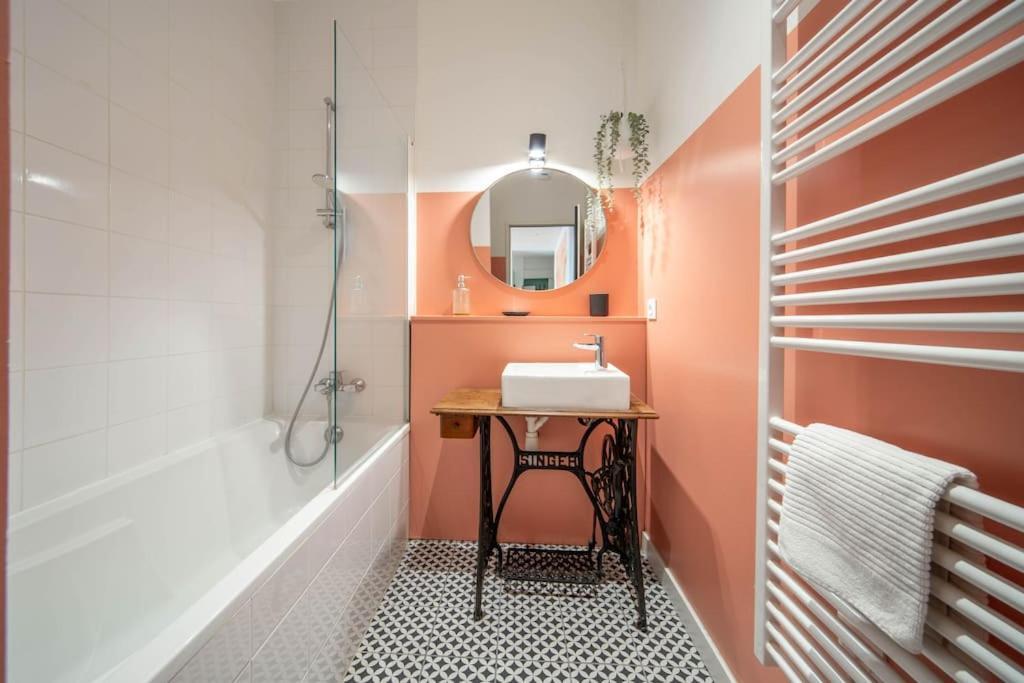 Macon Cozy / Appartement Central 100M² / 8 Pers エクステリア 写真